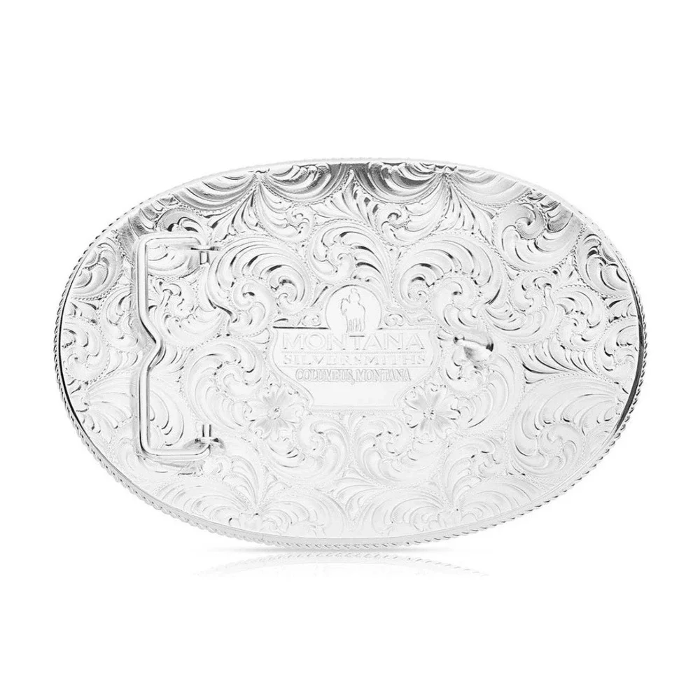 Montana Silversmiths Lady‎ Of Guadalupe X-LARGE Belt Buckle Retail $220 - New!